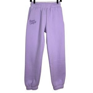 HAPPY CAMP3R Puff Series Sweatpants, Joggers, Grape, Size Medium
